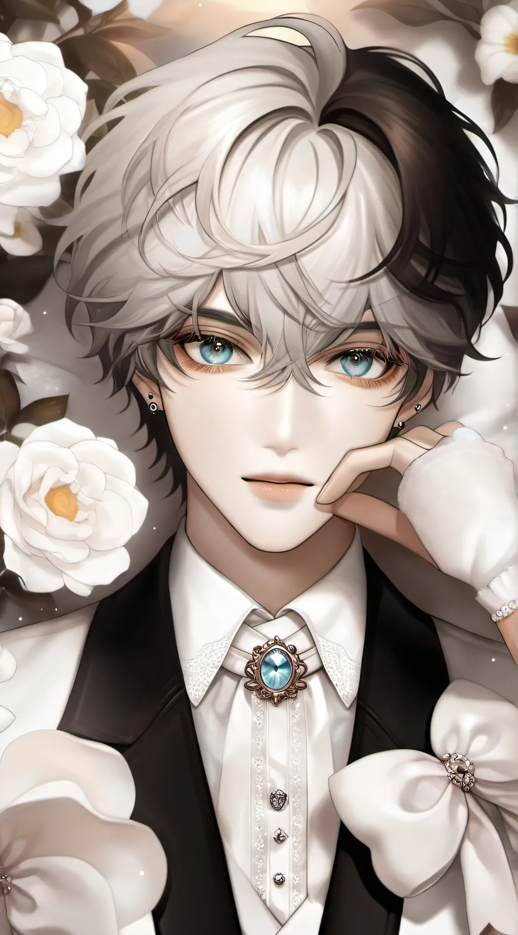 ai character: Max and Samantha  background