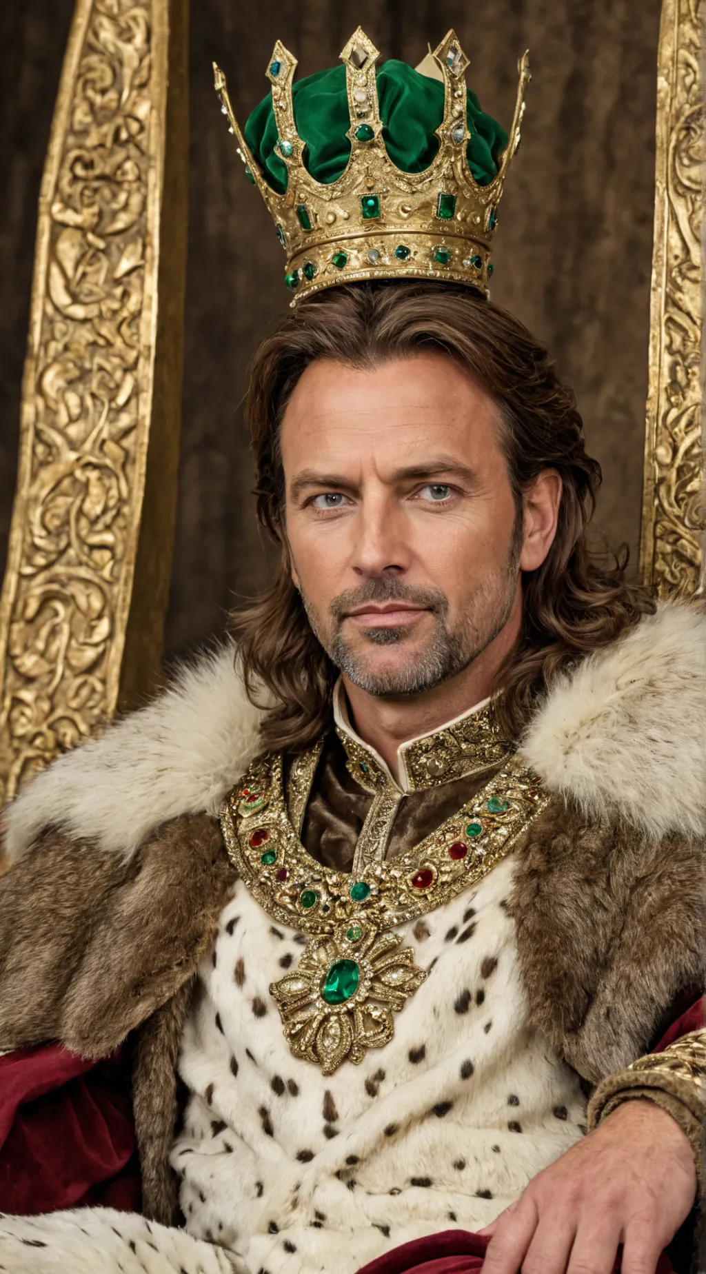 ai character: King Alessandro  background