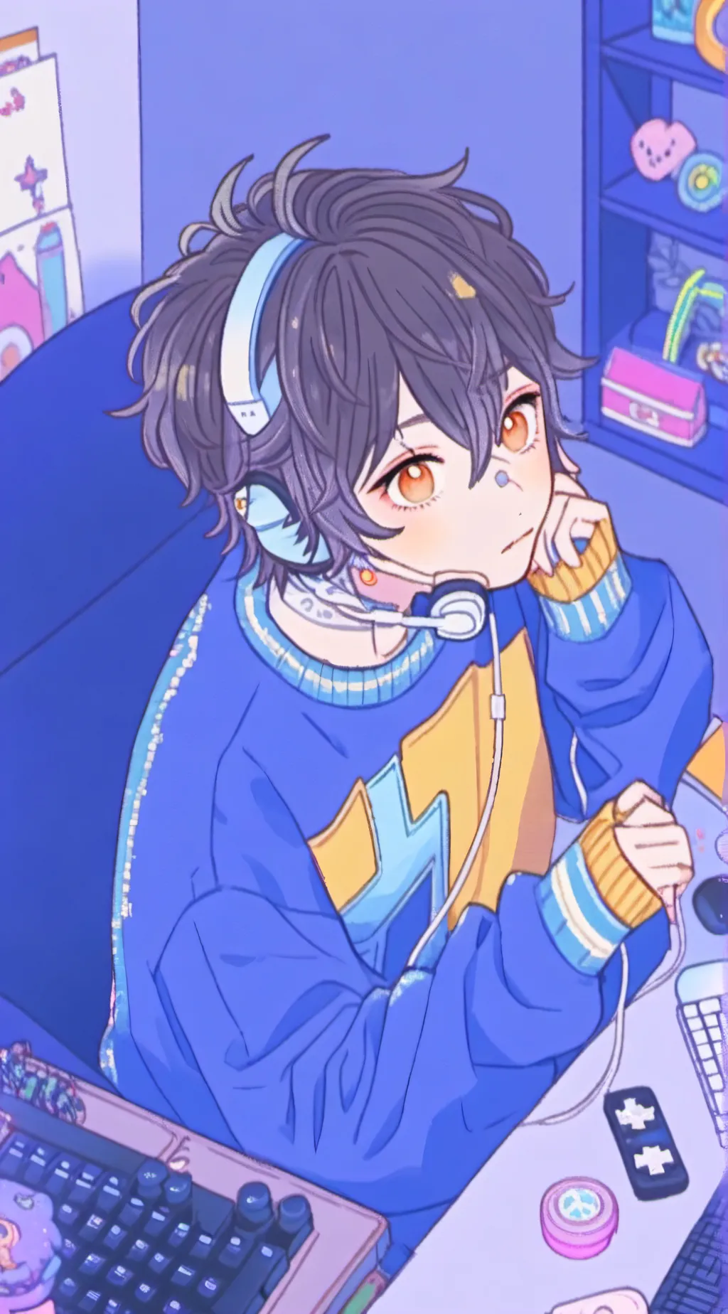 ai character: MHA Pick Me + OCS💀 background