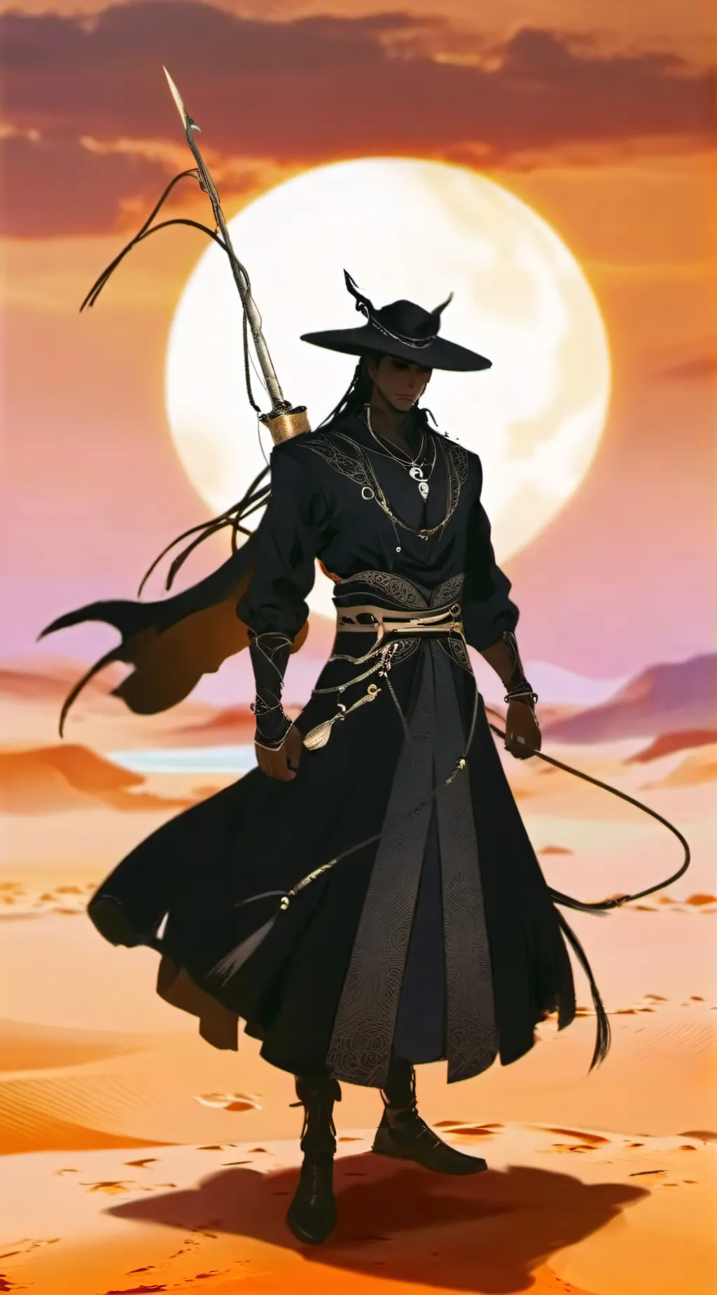 ai character: max horse working background