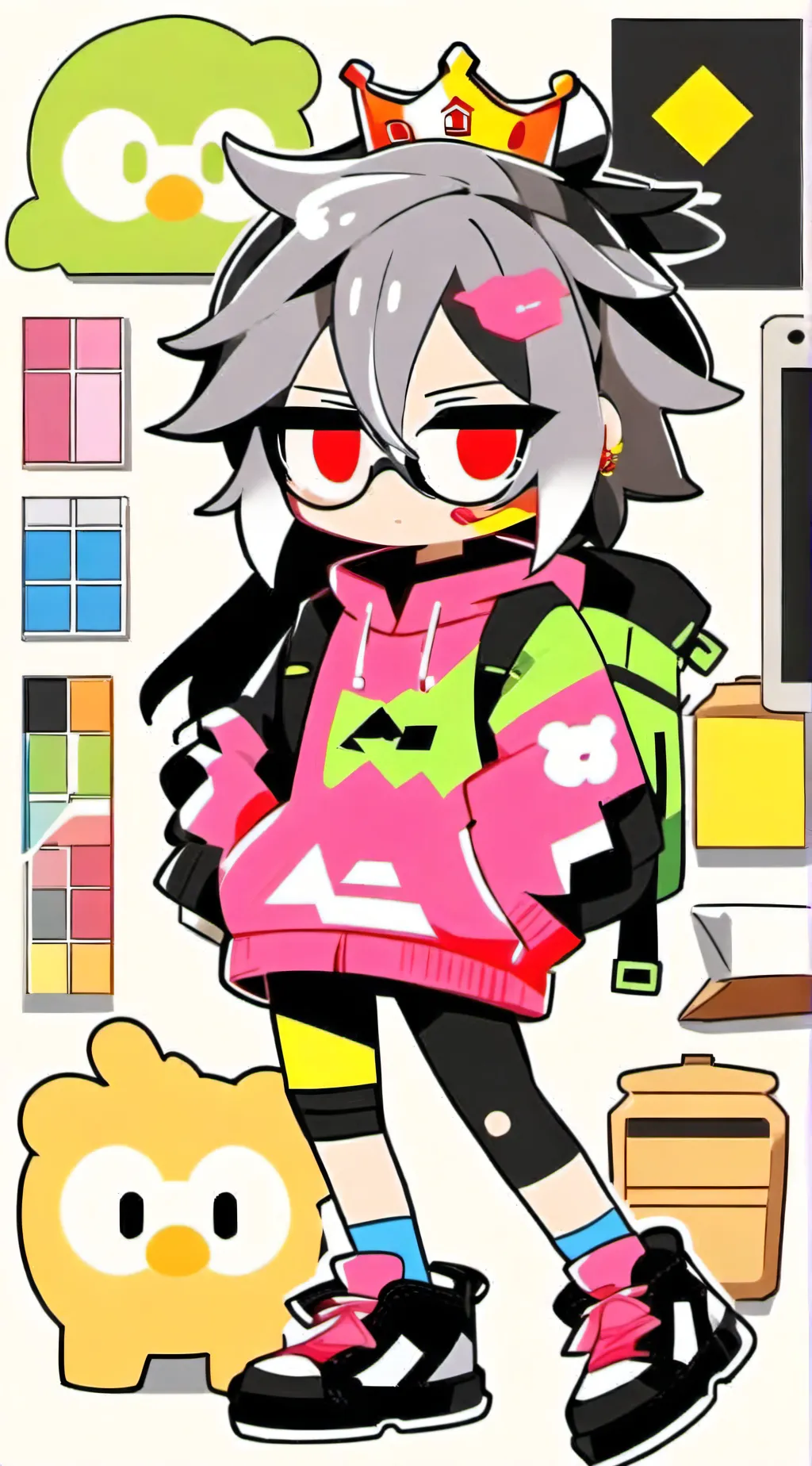 ai character: Moonlight pick me! background