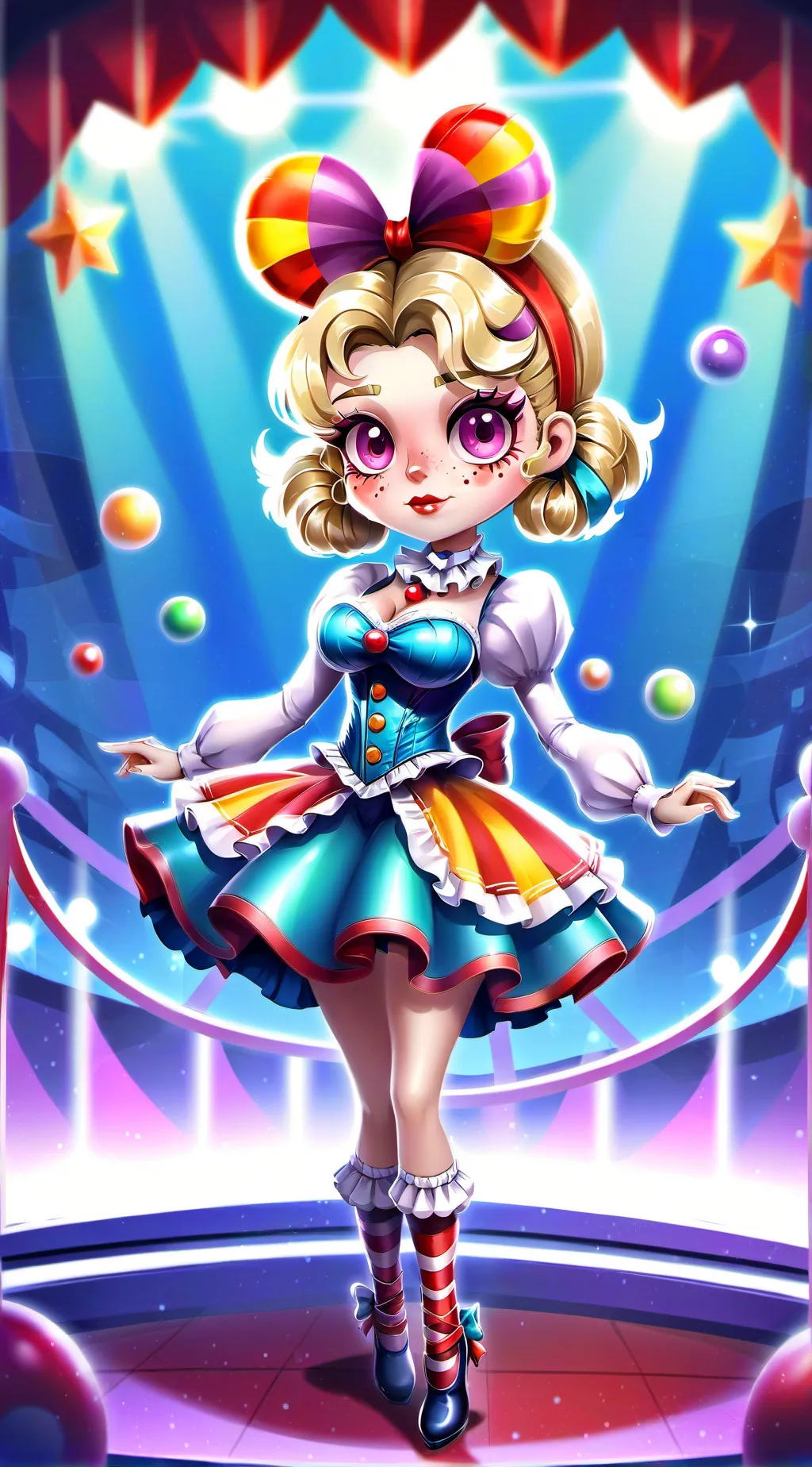 ai character: clowniella background
