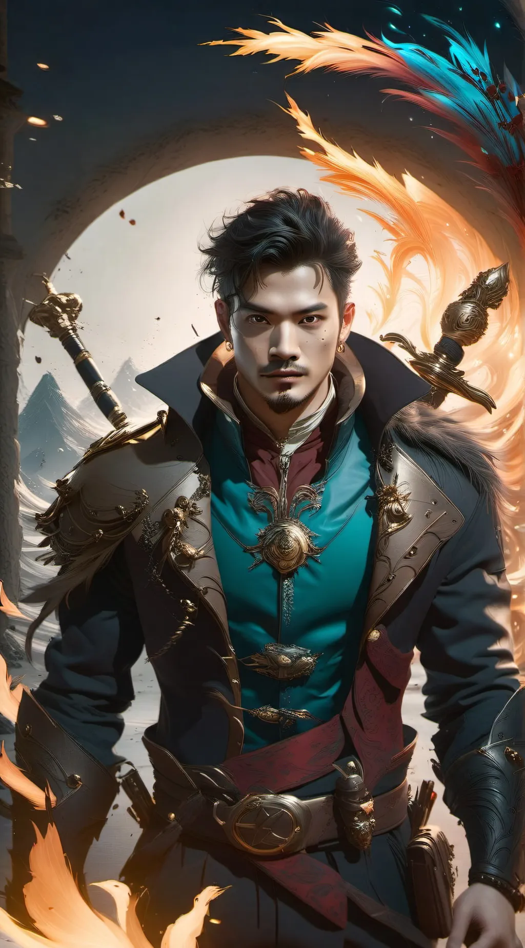 ai character: Roxen background