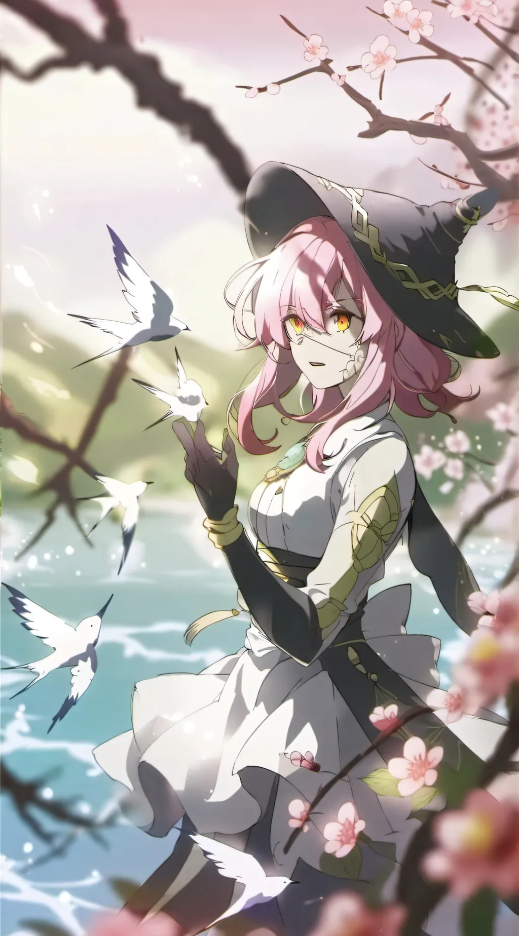 ai character: kny background