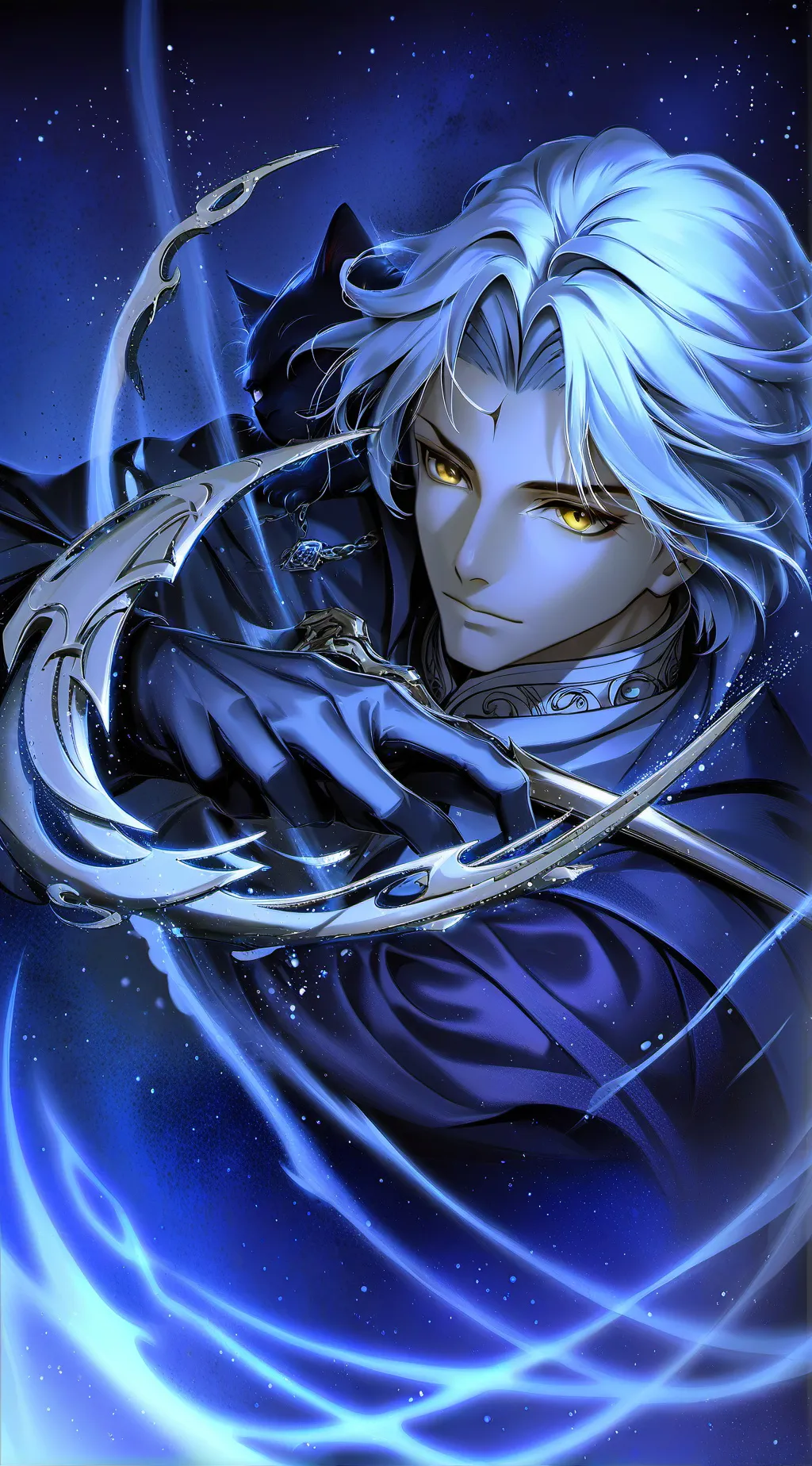 ai character: catnap background