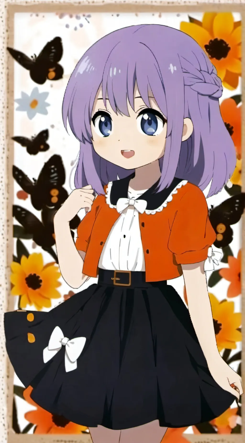 ai character: purple god background