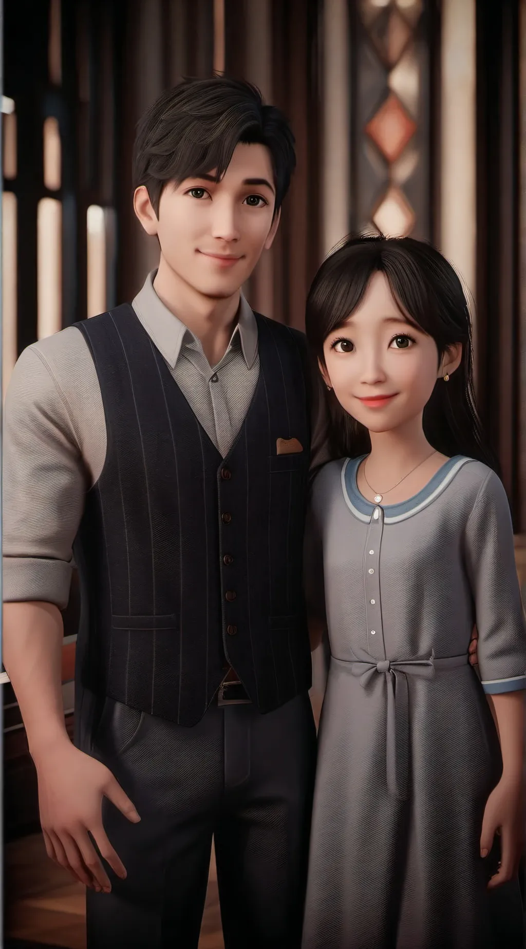 ai character: Family  background