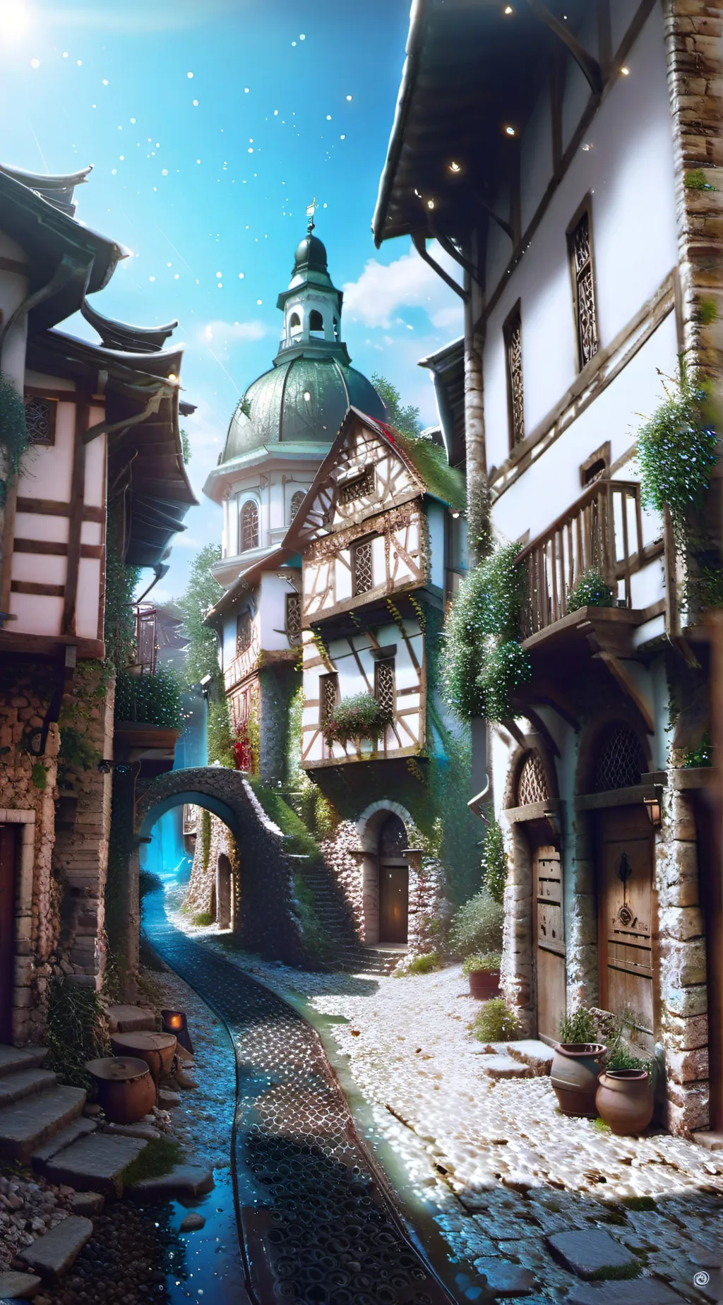 ai character: Lazy town  background