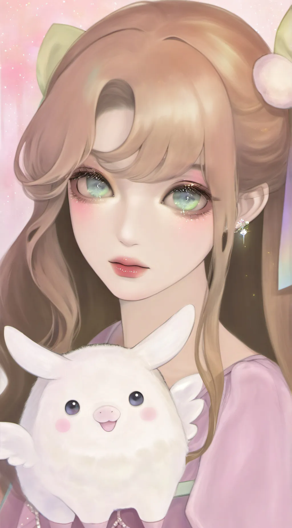 ai character: hello background