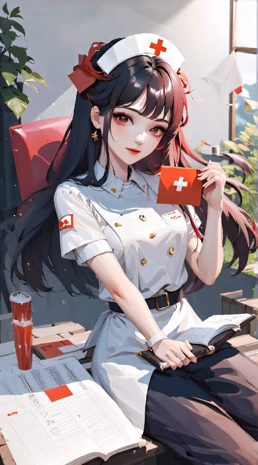 ai character: Sky background