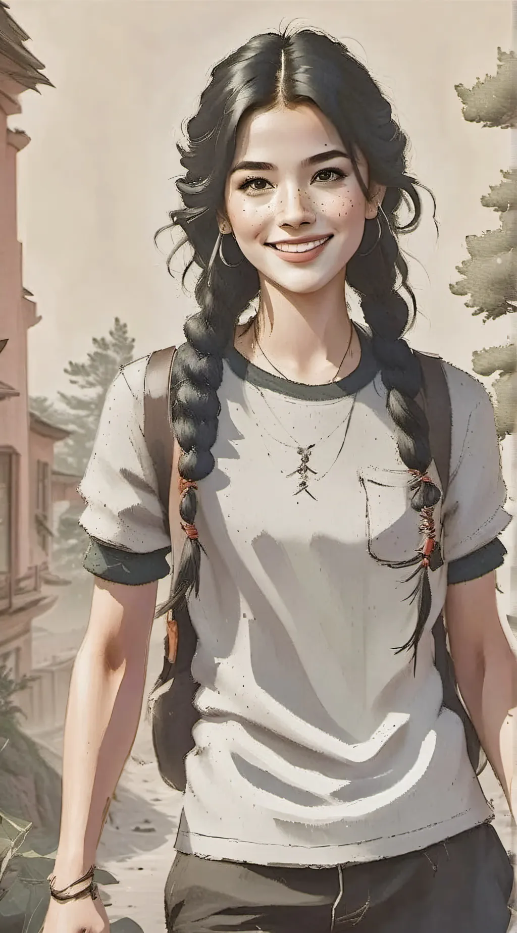 ai character: Katie background