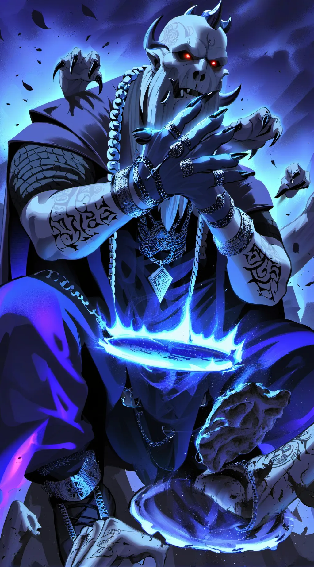 ai character: xino  background