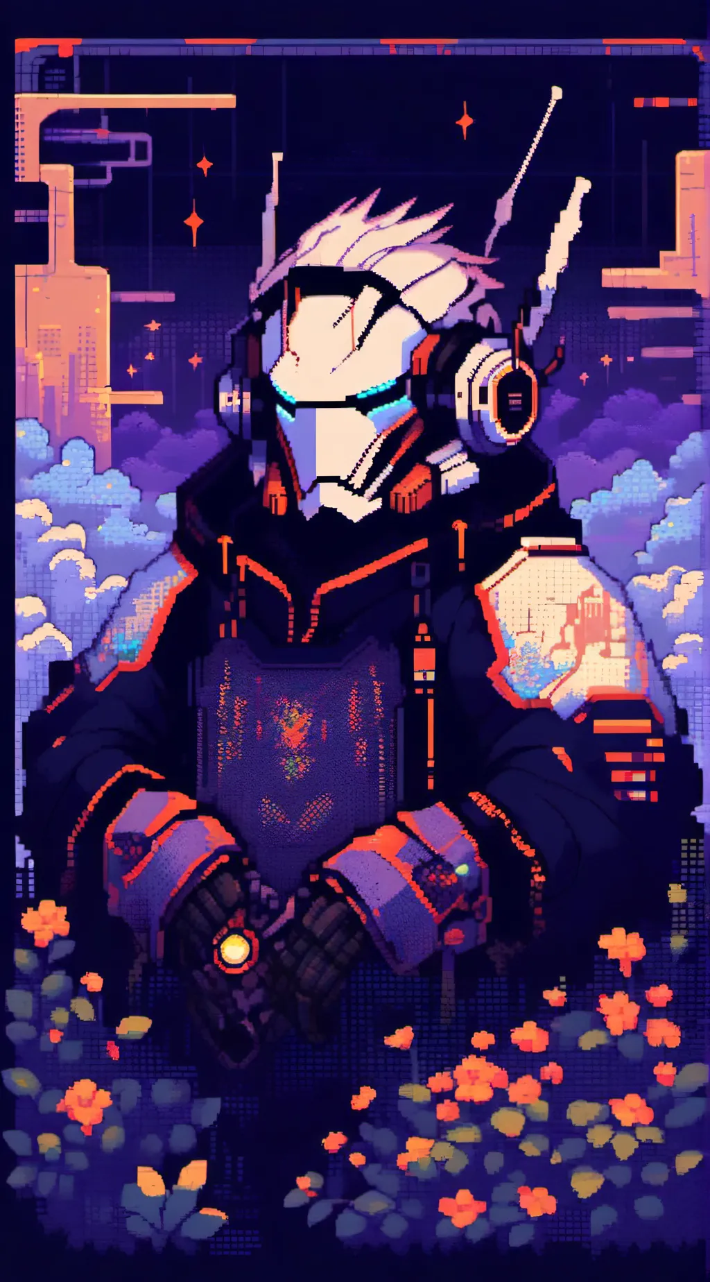 ai character: 𖤐BOB𖤐 𓆉 background