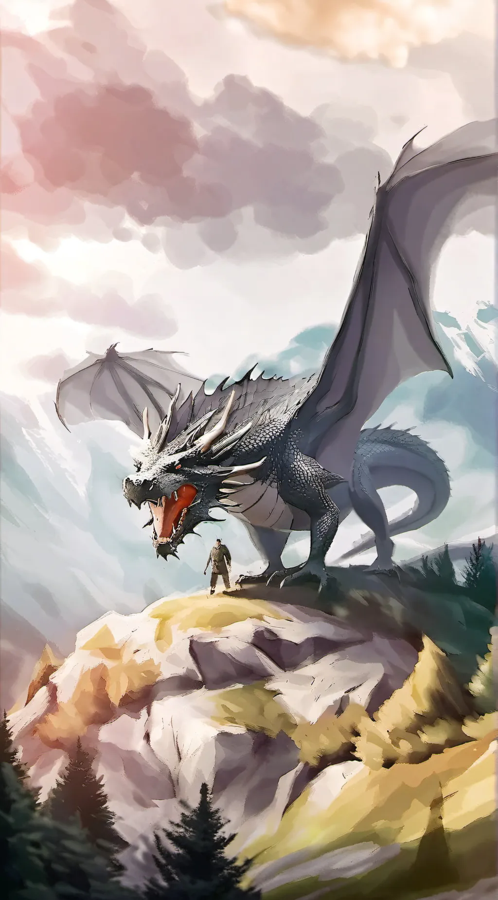 ai character: Dragon background