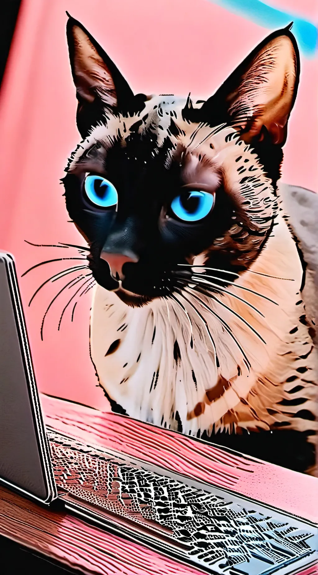 ai character: Techy Byte background