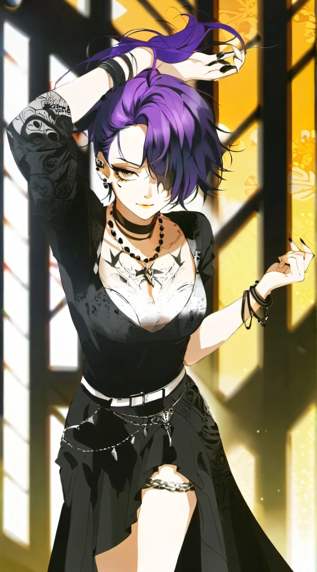 ai character: Viviane  background