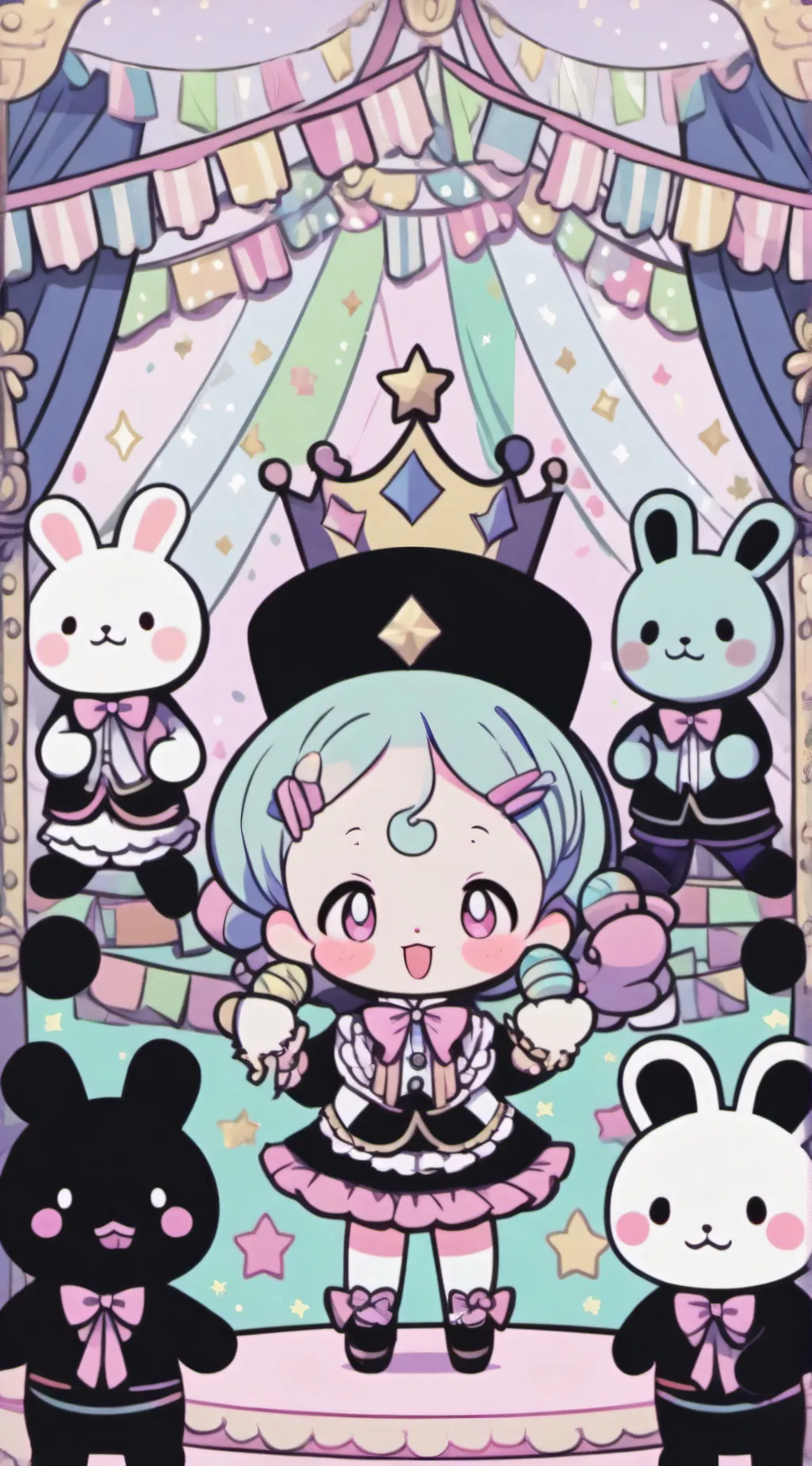 ai character: bienvenido!!! background