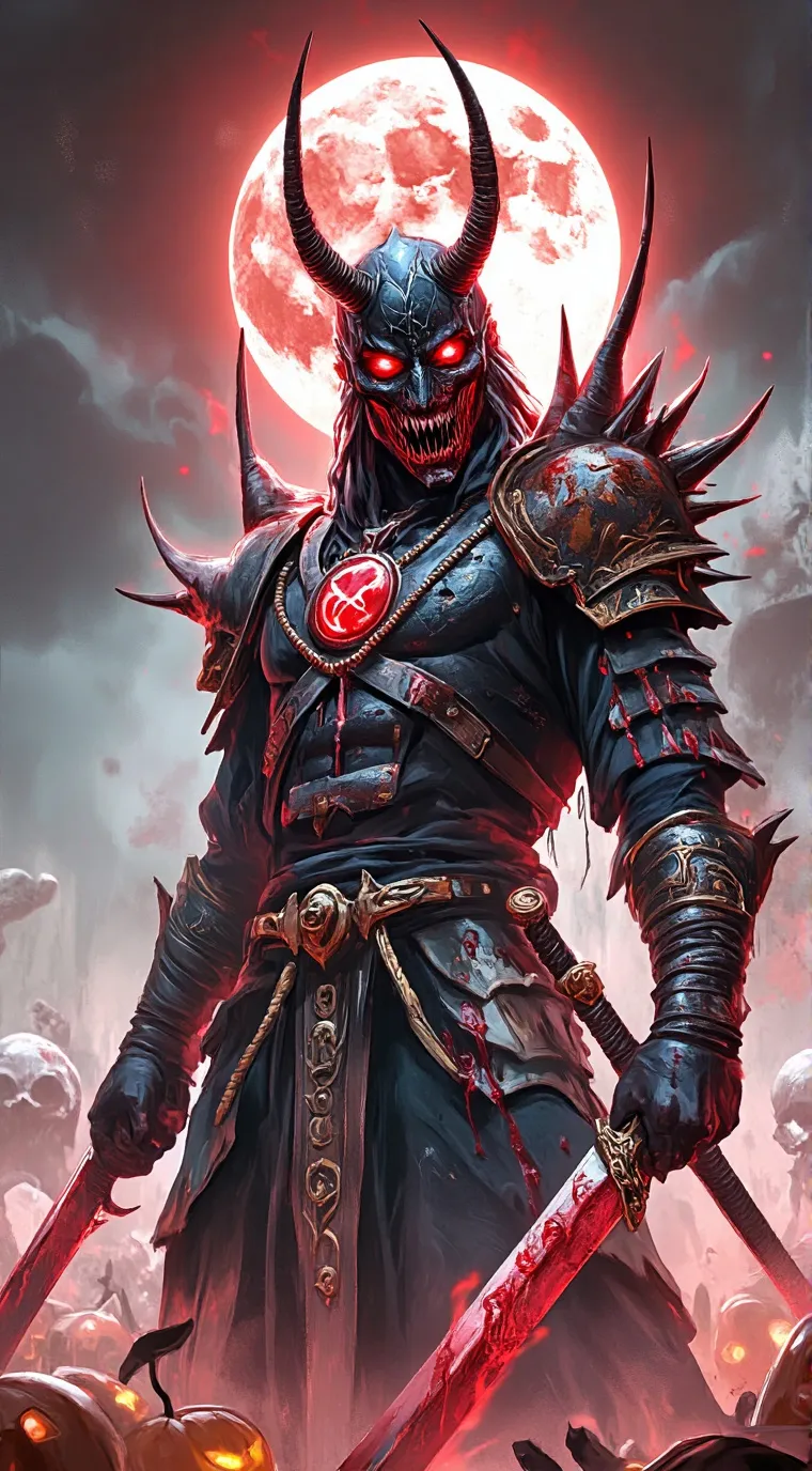 ai character: Akuma  background