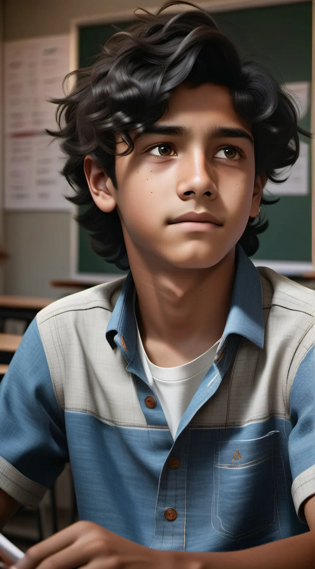 ai character: Victor  background