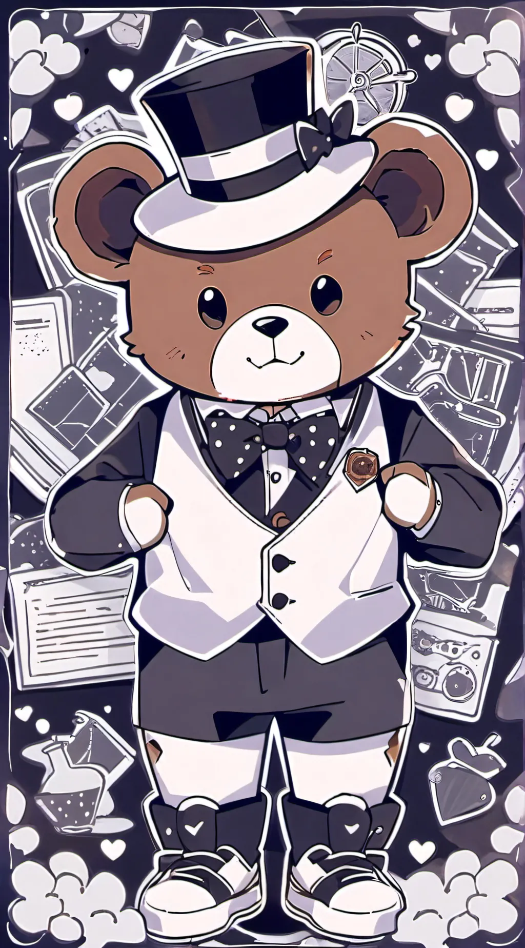 ai character: freddy fazbear background