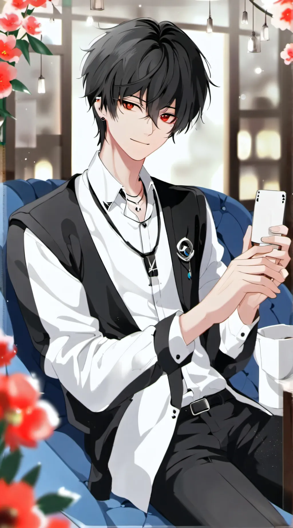 ai character: Kira Hall background