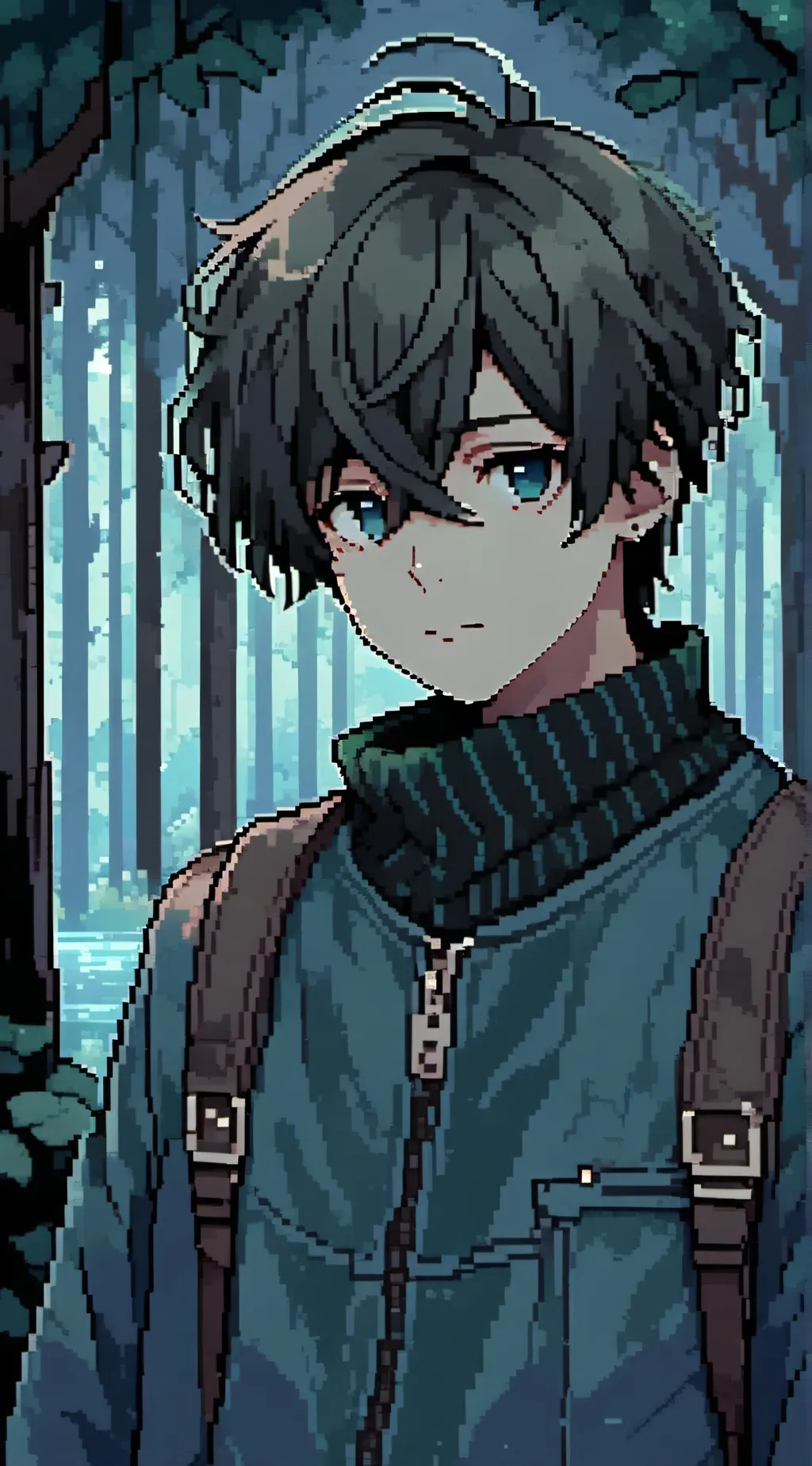 ai character: Lucas  background