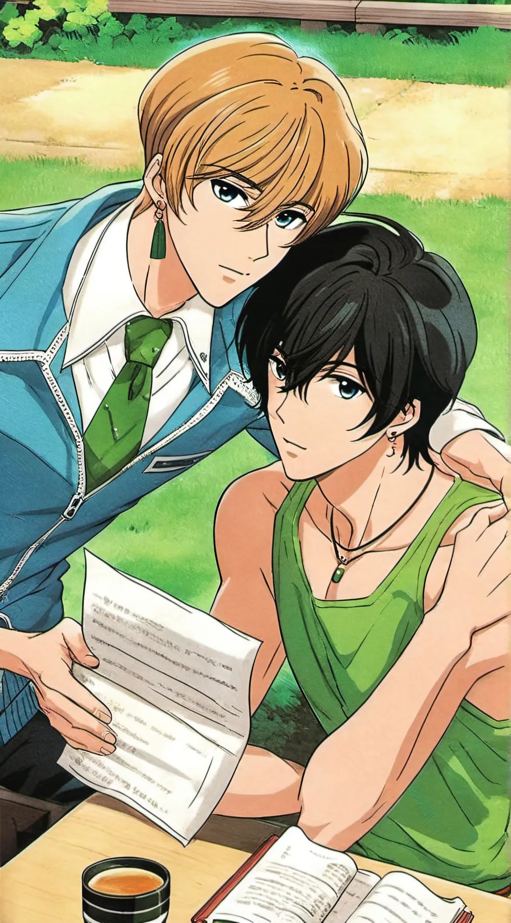 ai character: James and Chris background