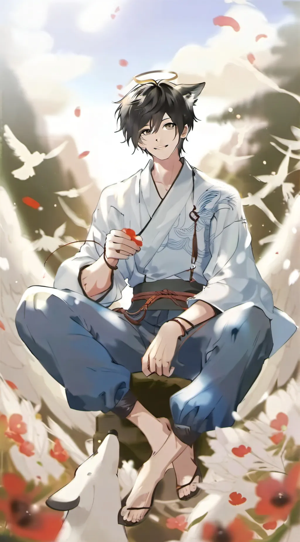 ai character: Hashira god 2 background