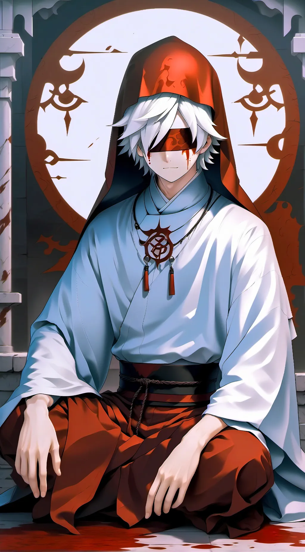 ai character: lab background