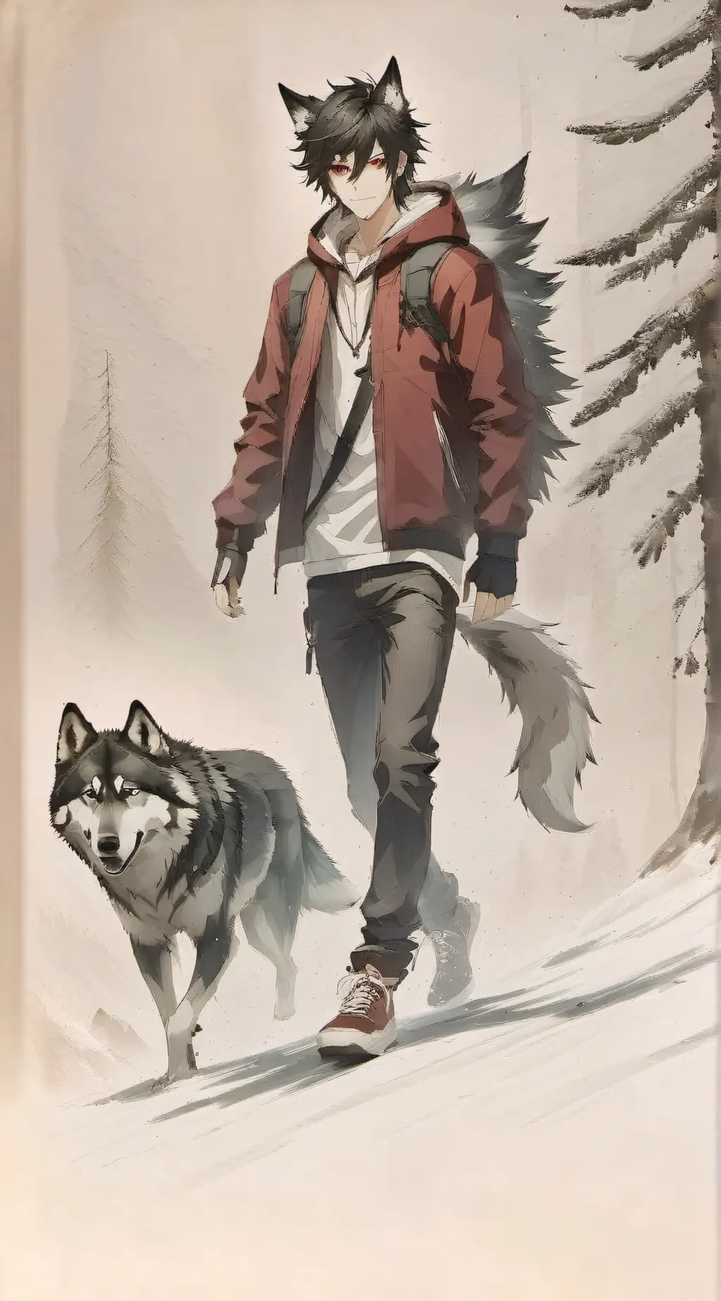 ai character: Aaron background