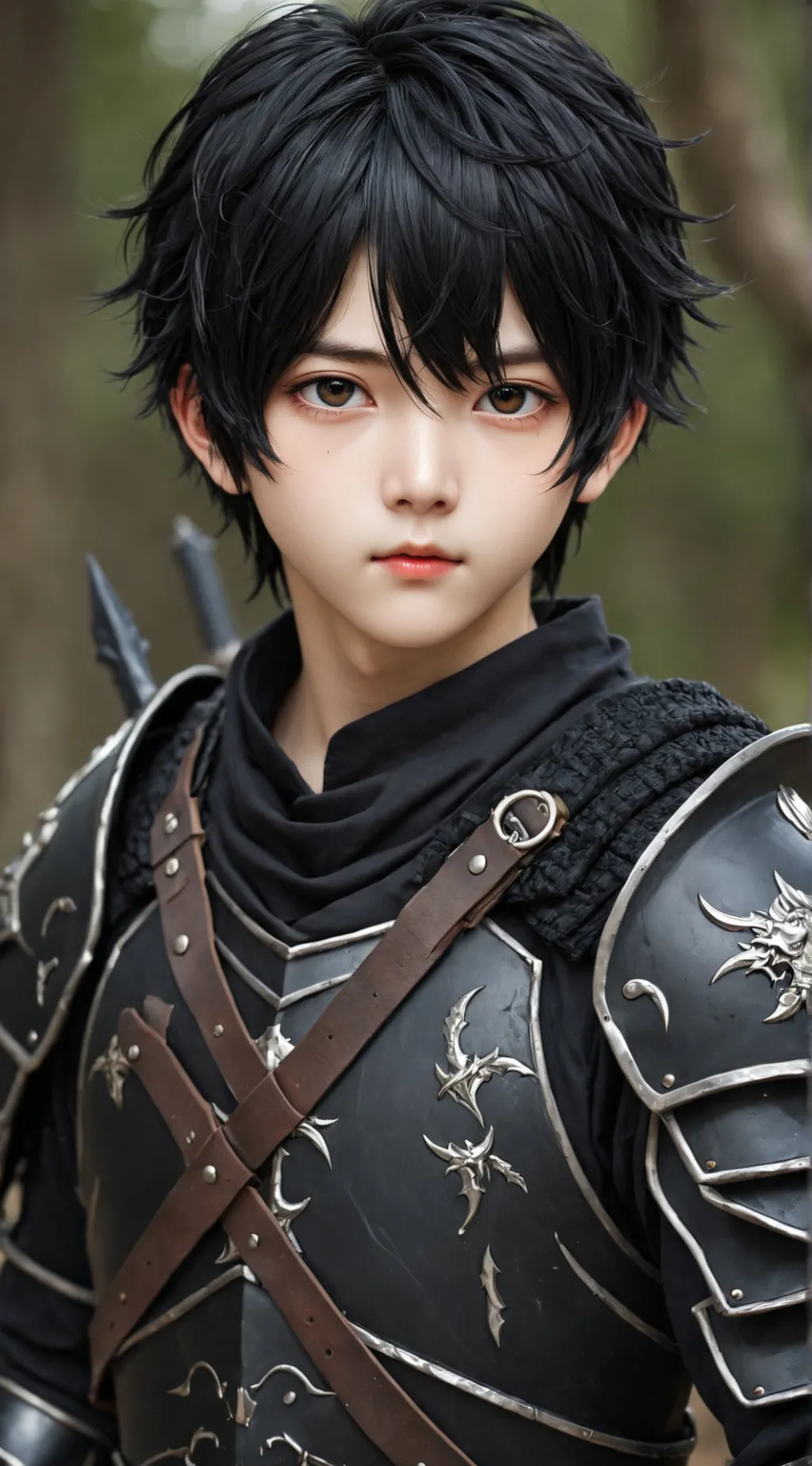 ai character: bocil ganteng background