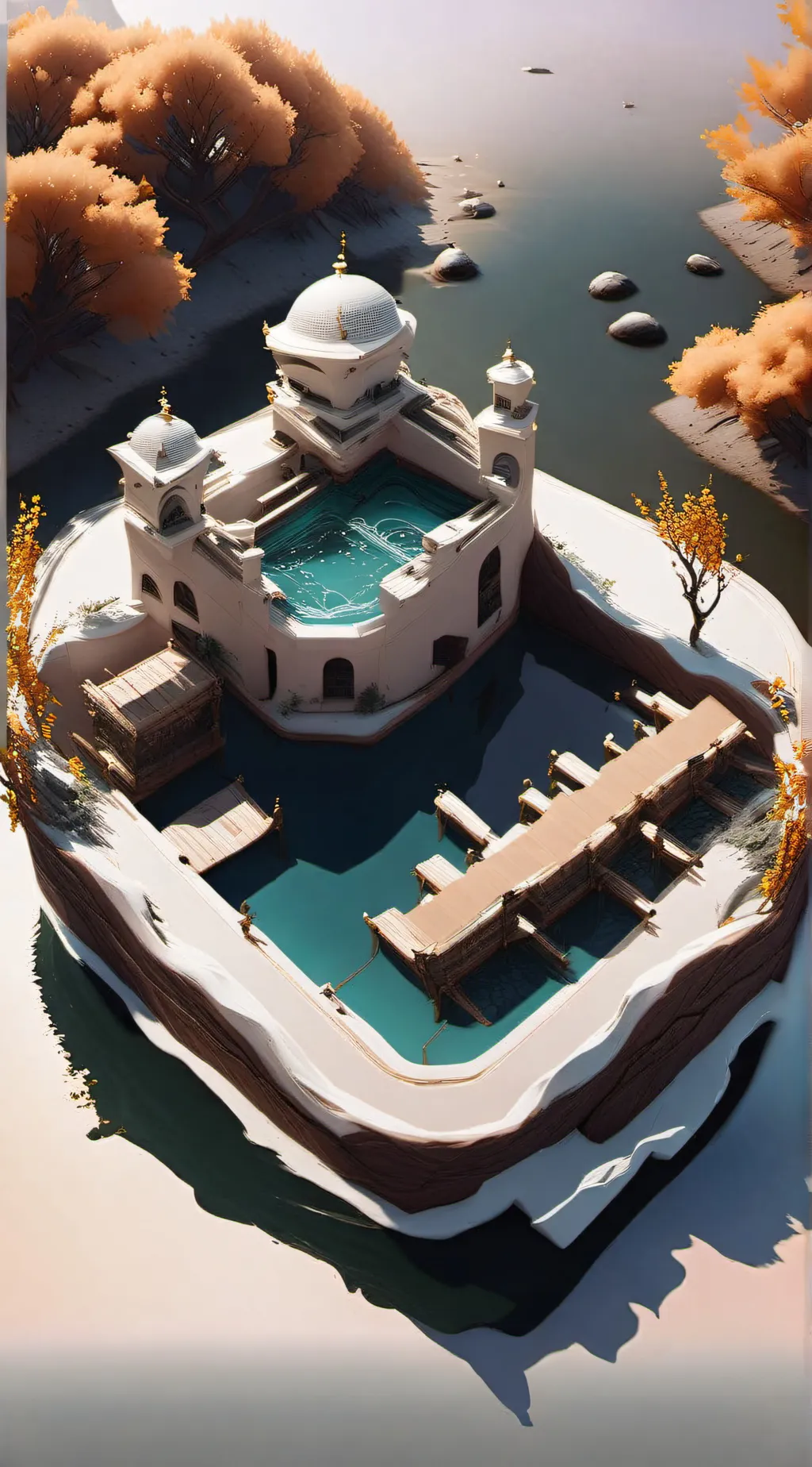 ai character: rest here  background