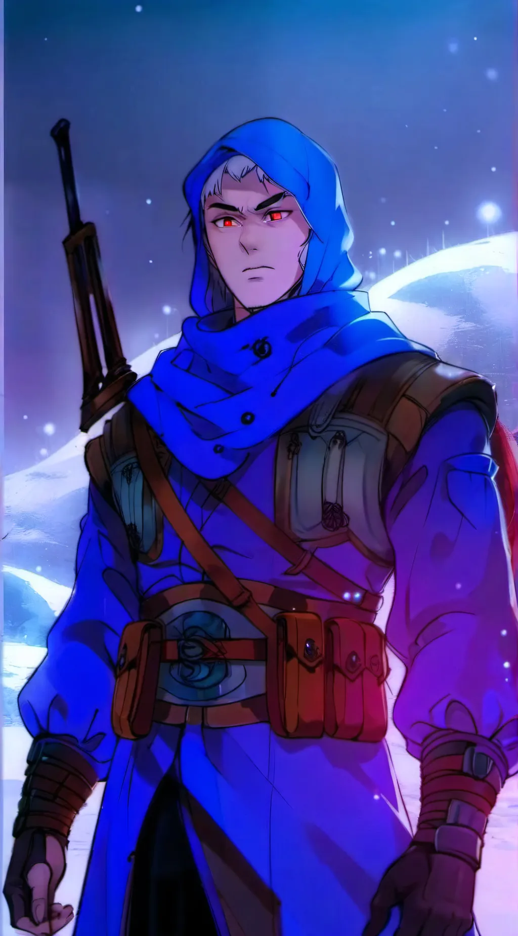 ai character: hit background