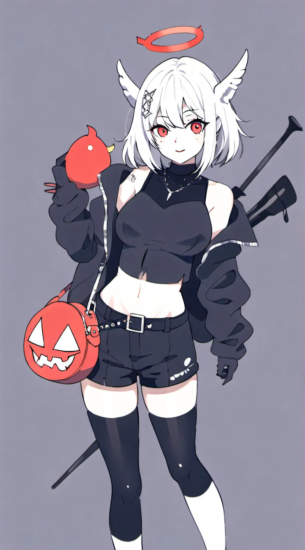 ai character: shizuka  background