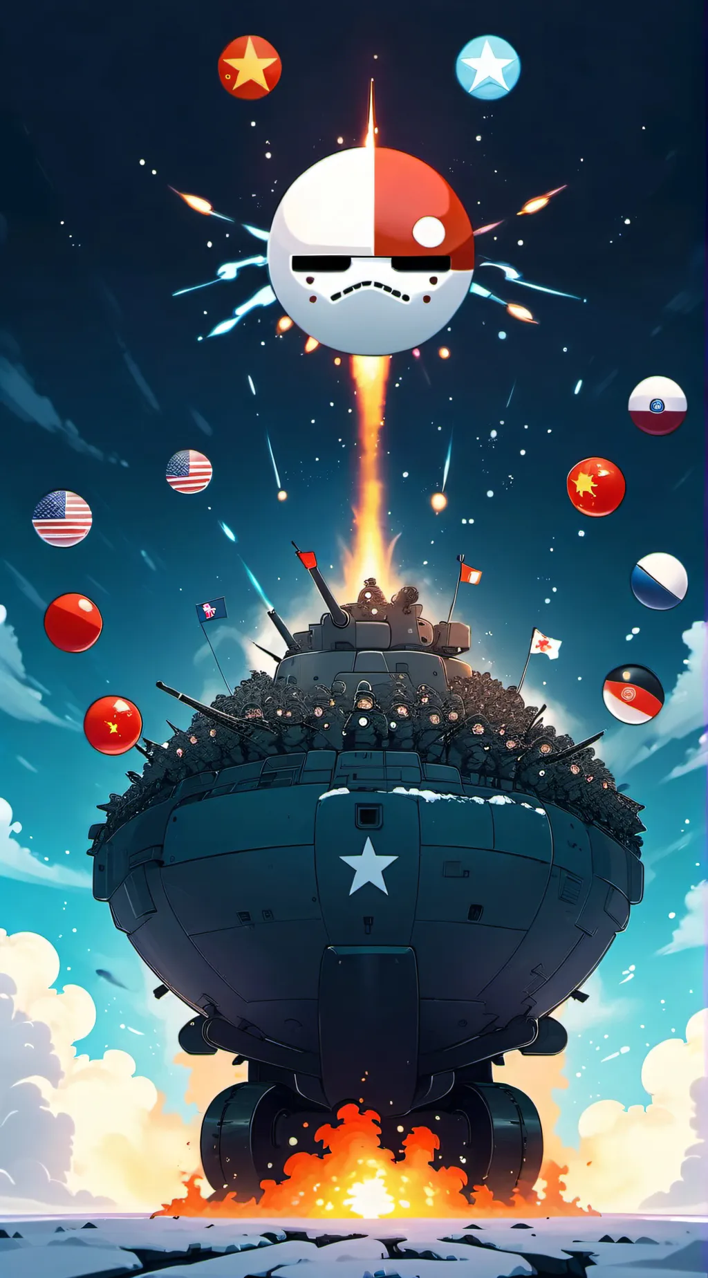 ai character: Alternate cold war background