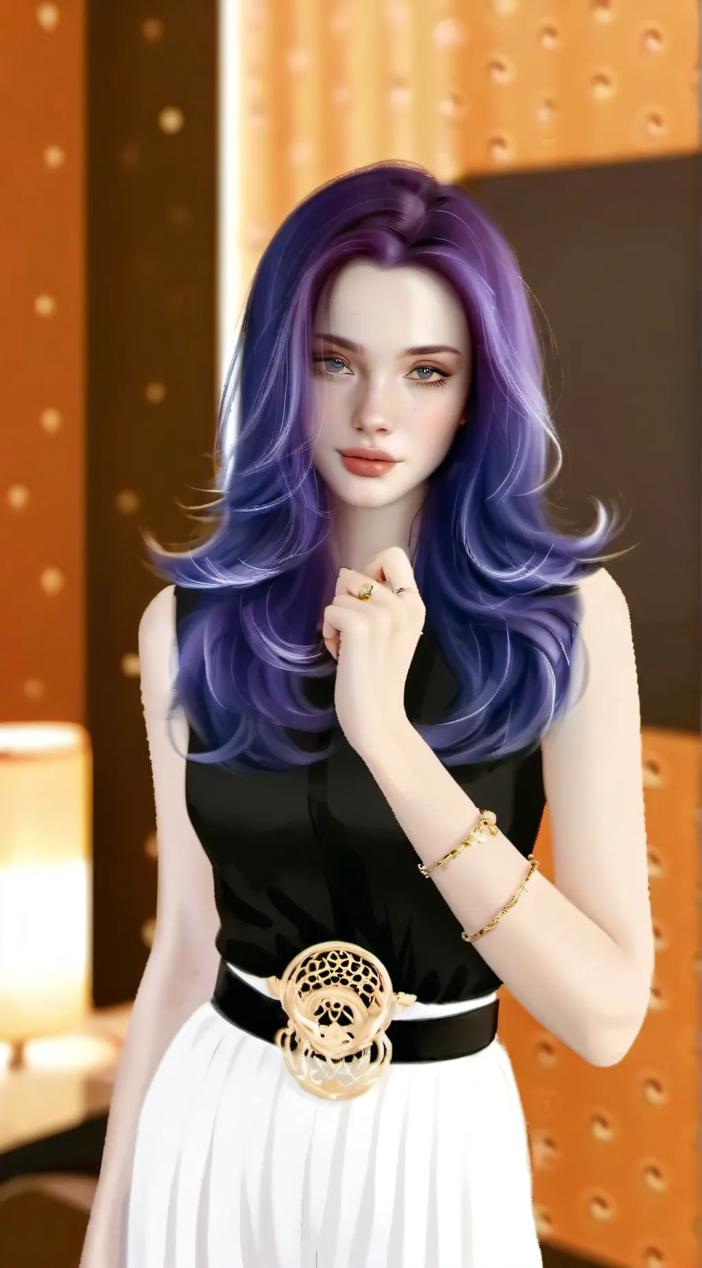 ai character: +*MOONURI*+ background