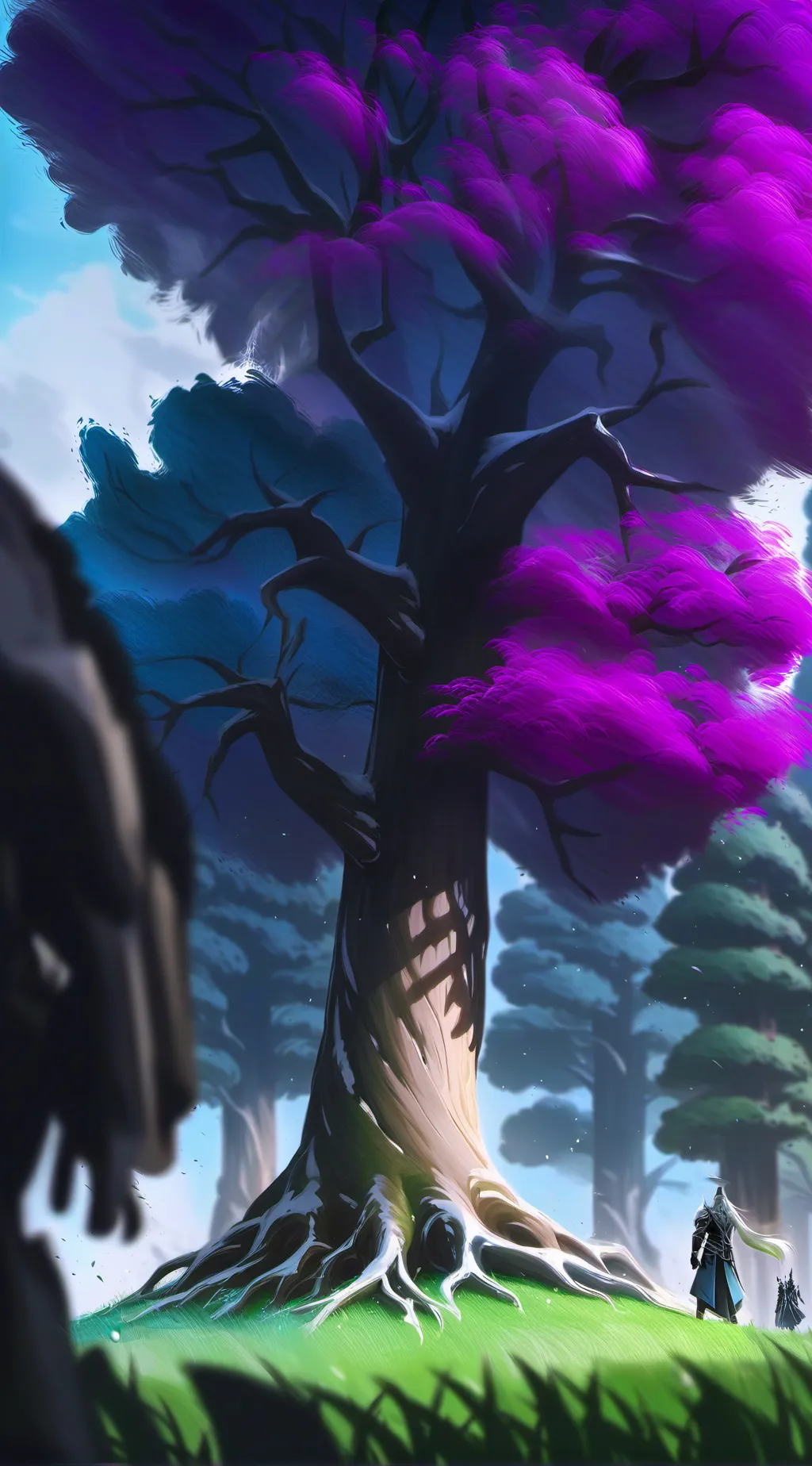 ai character: Pencil race background