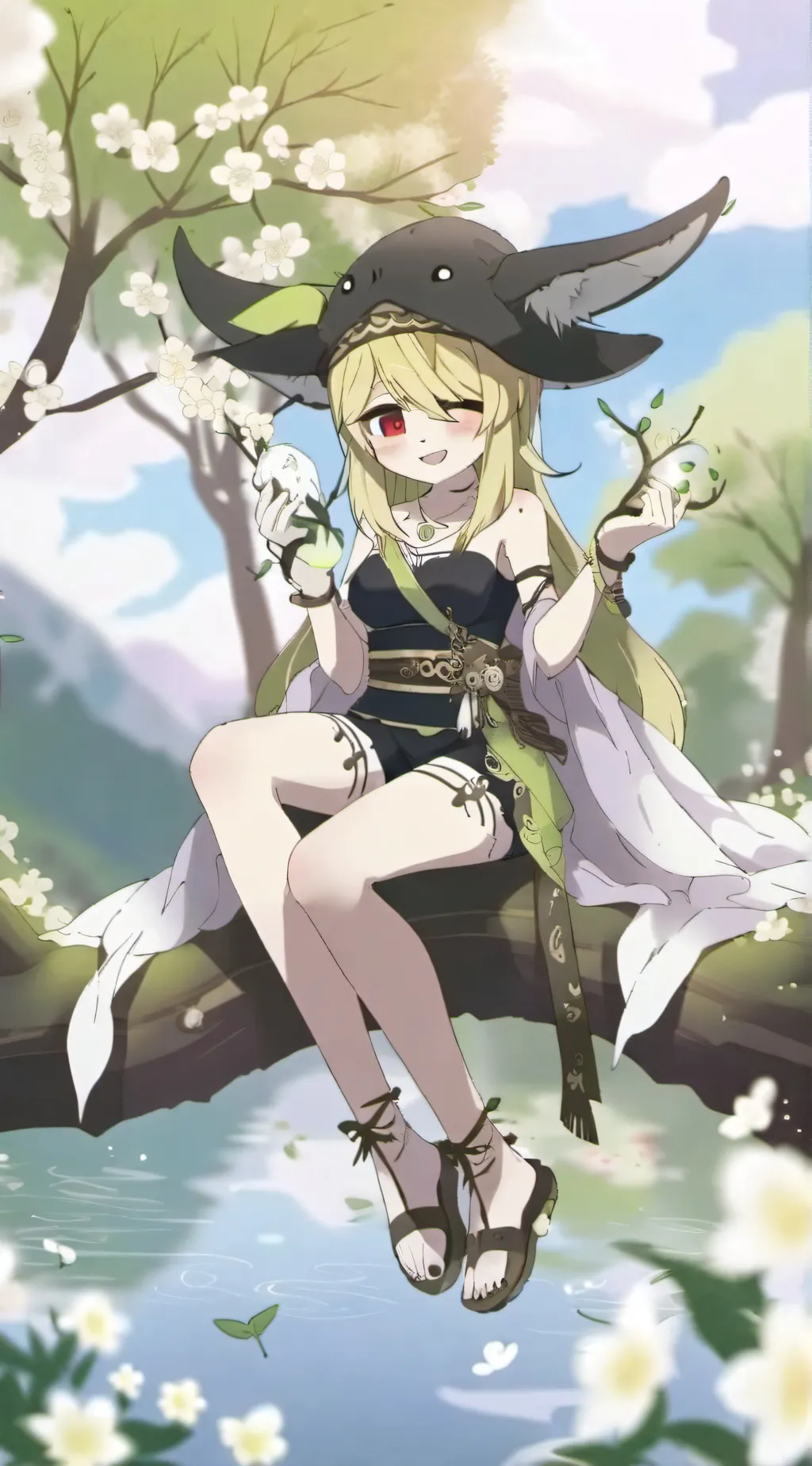 ai character: hi luna background