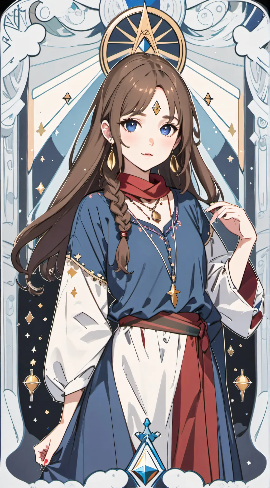 ai character: Rose background