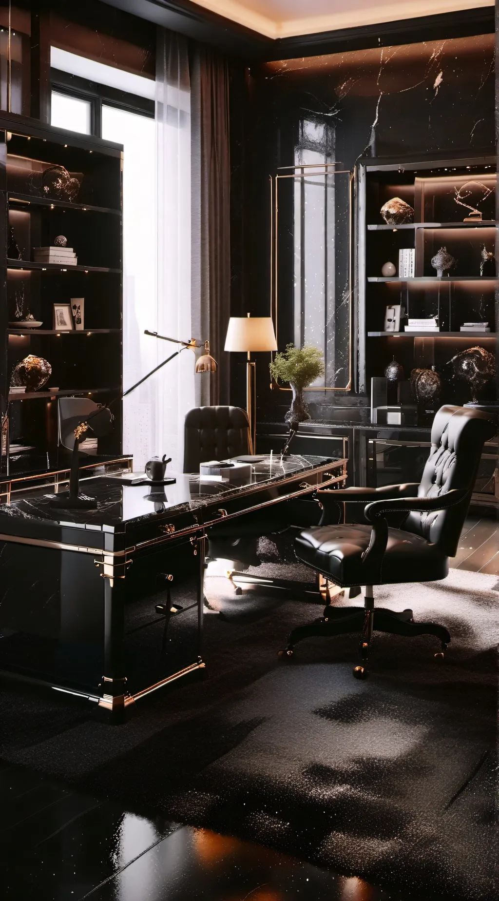 ai character: overlord meeting  background