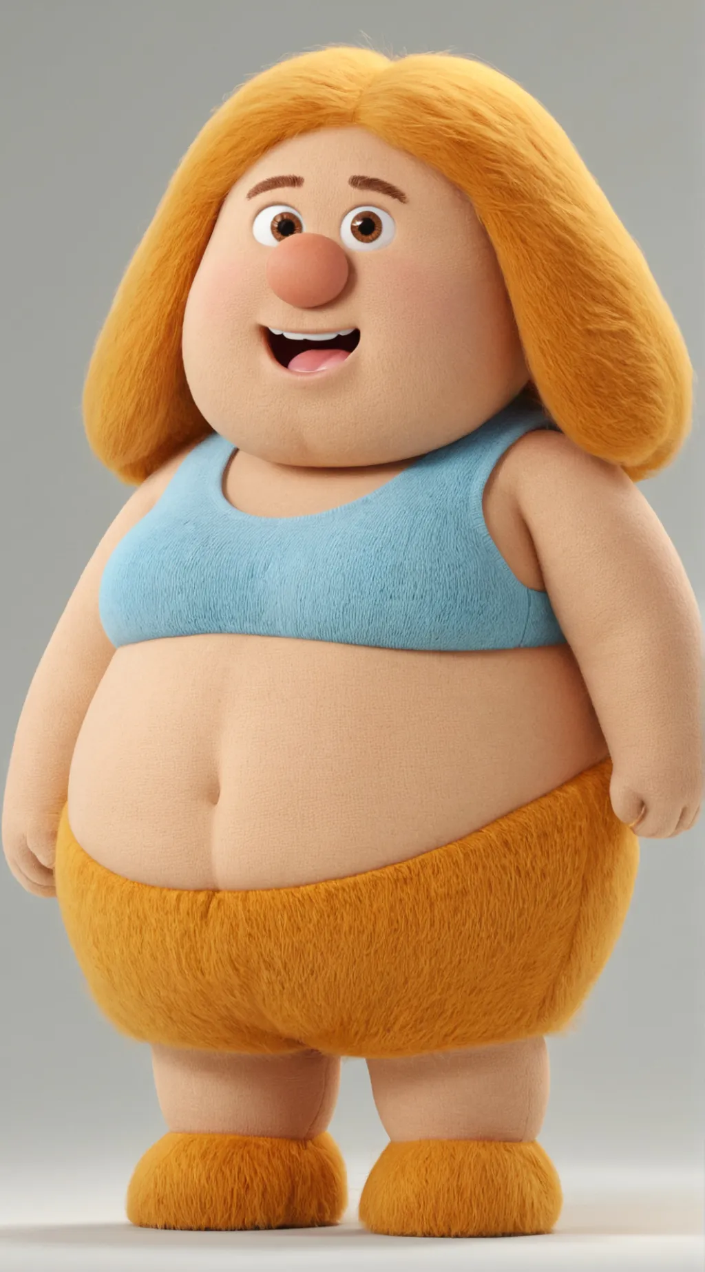 ai character: stupid girl background