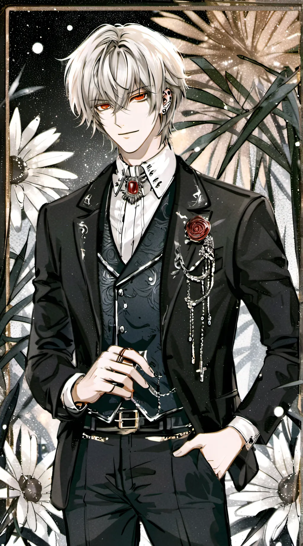 ai character: 𖤐𖤐Arlo𖤐𖤐 background