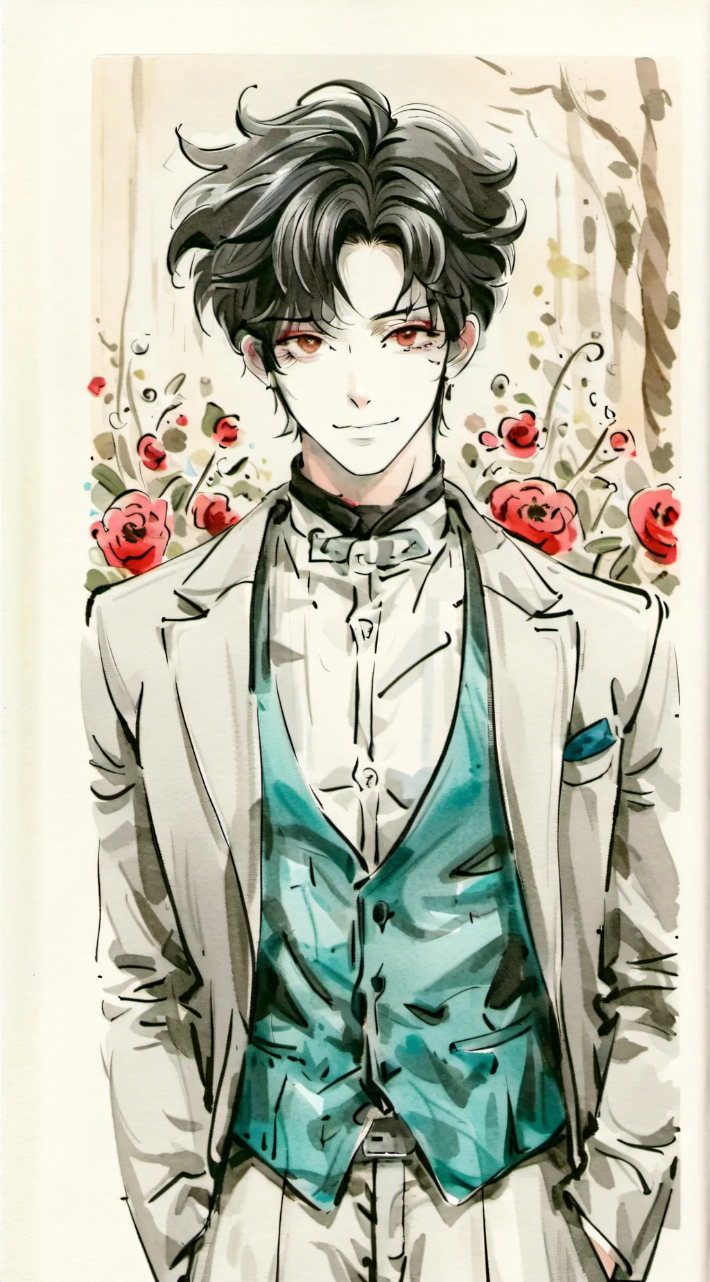 ai character: Sebastian🍷 background