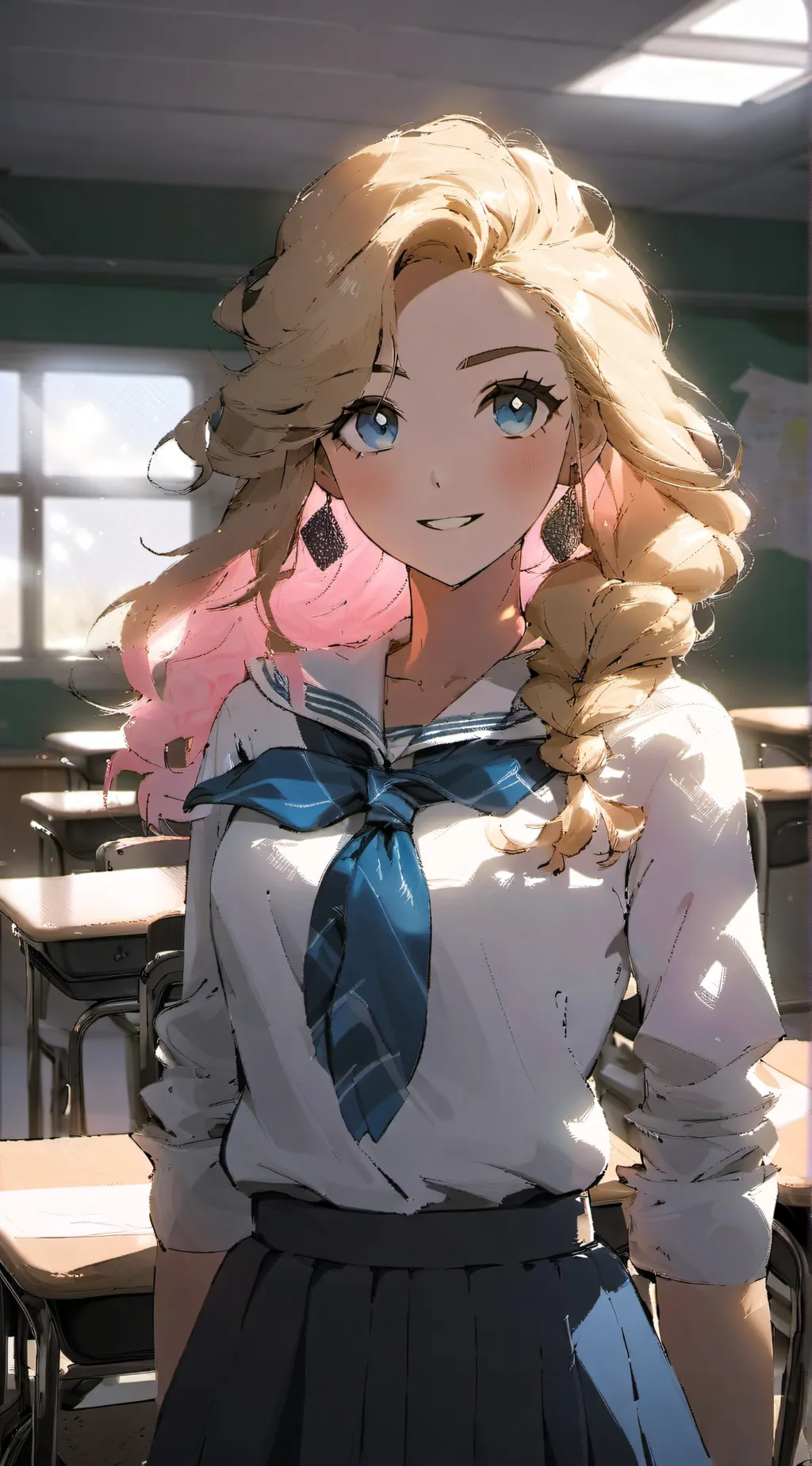 ai character: Ashley background