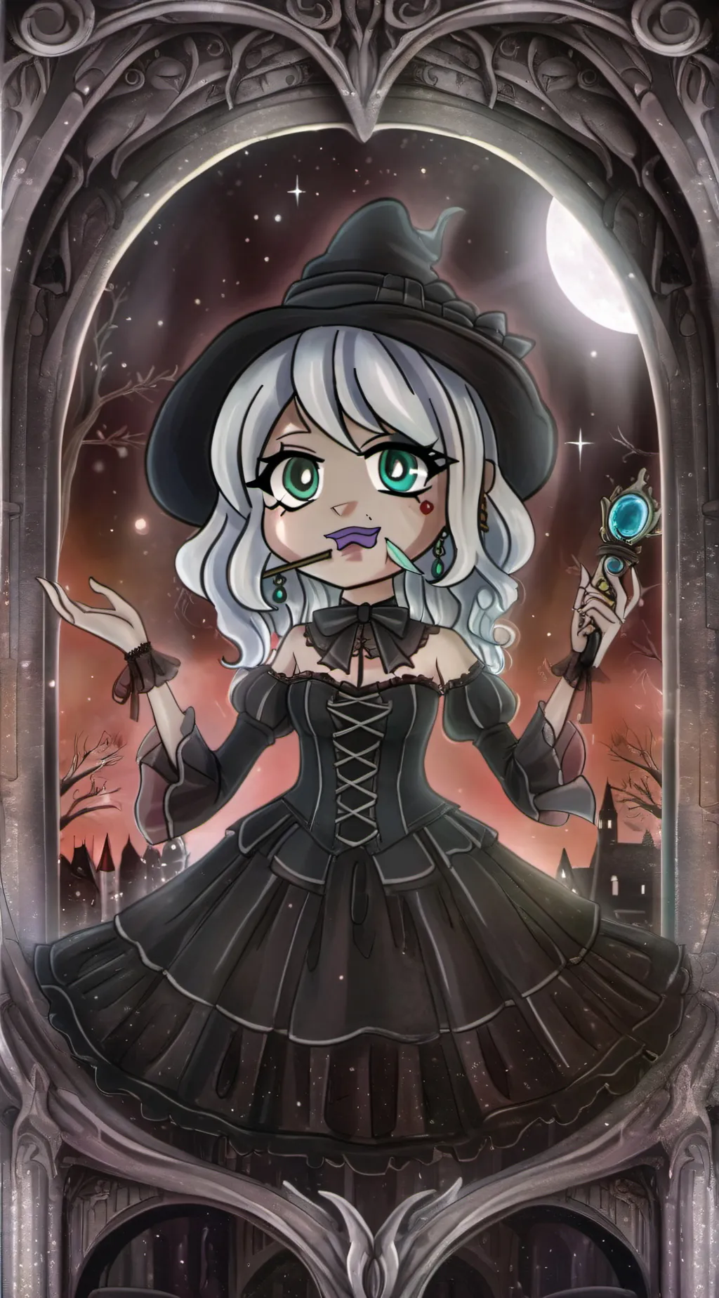 ai character: bubble  but human  background