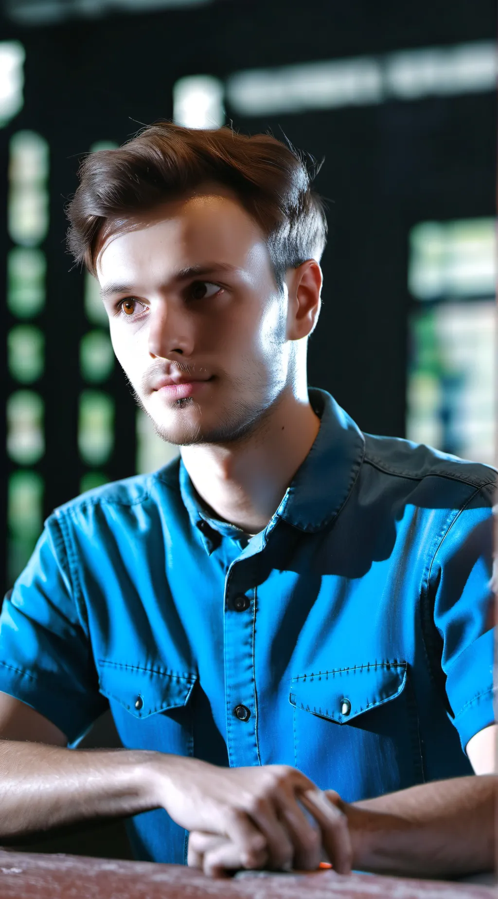 ai character: Eddie diaz  background