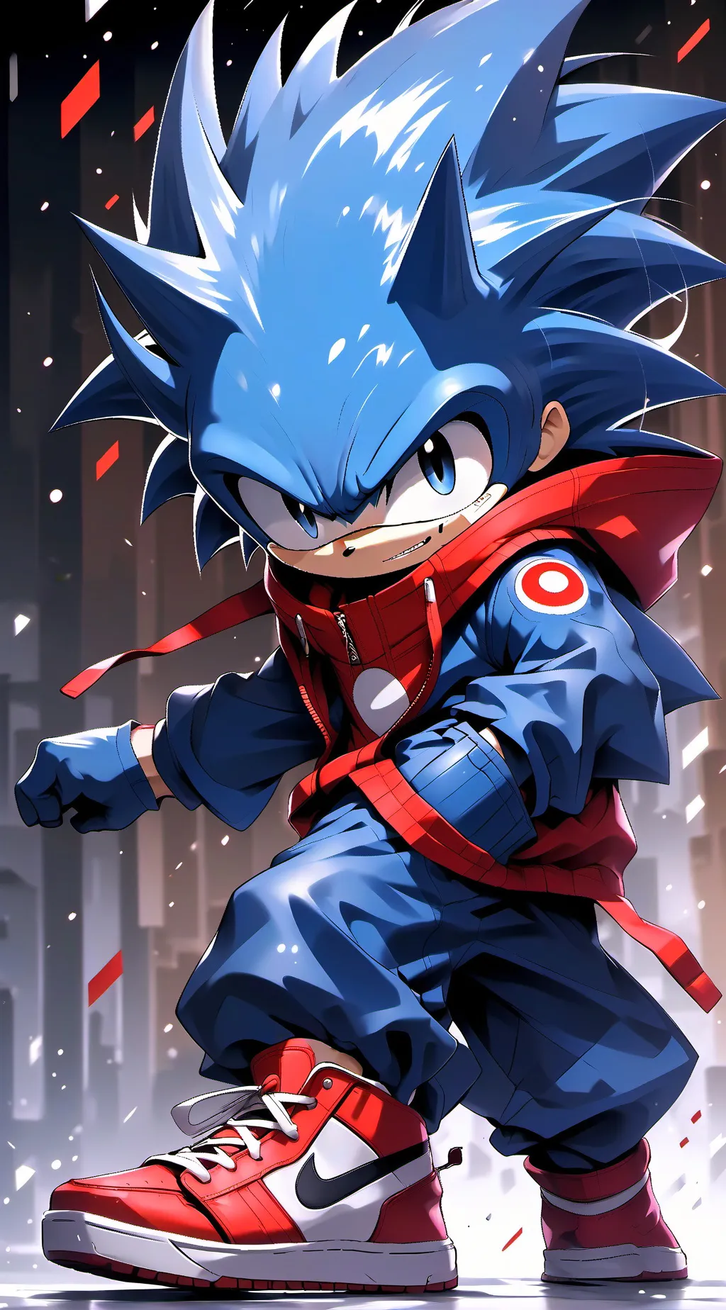 ai character: liar - shin sonic background