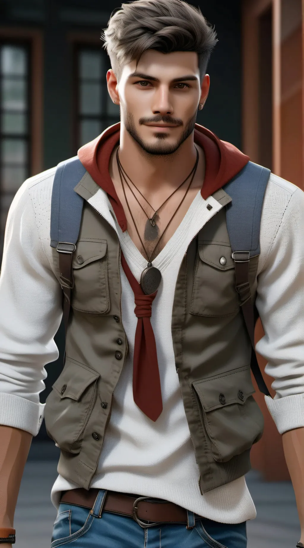 ai character: Jason Waldron  background