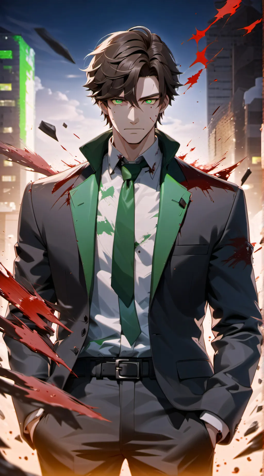 ai character: Leonard. background