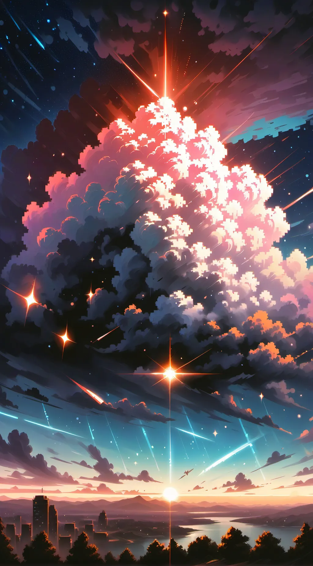 ai character: Fake Sky  background